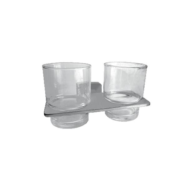 Glass shelf double tooth INOX material SUS 304