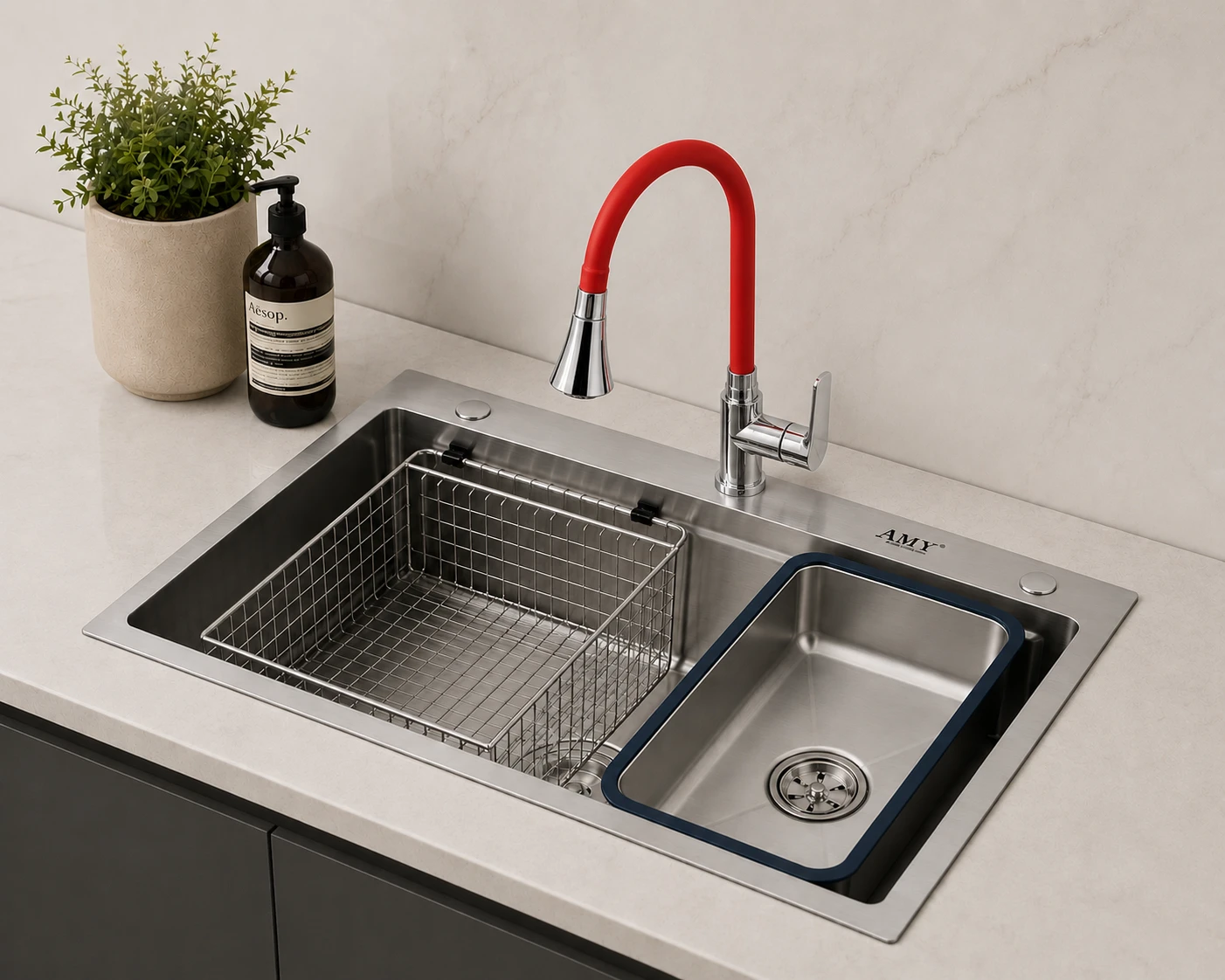 Vòi bếp nóng lạnh AM3006R