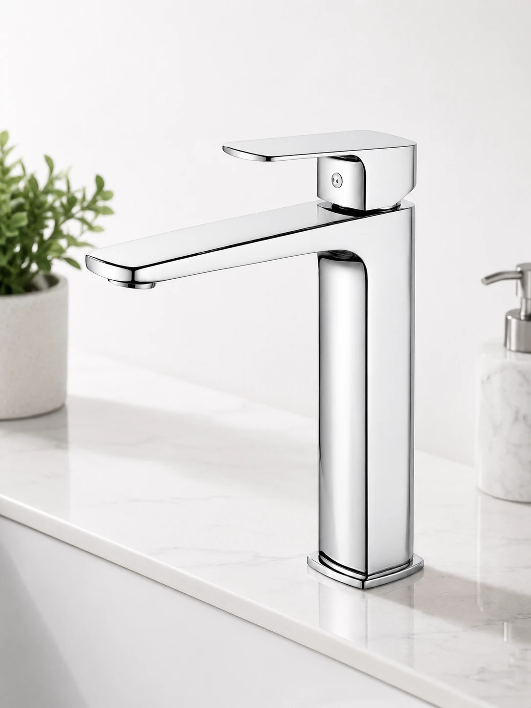 Vòi lavabo nóng lạnh dành cho chậu đặt bàn AM5004