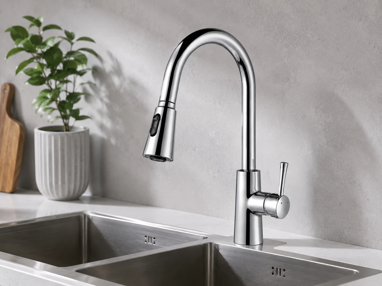 Vòi chậu nóng lạnh dành cho chậu đặt bàn loại cao AM 5008
