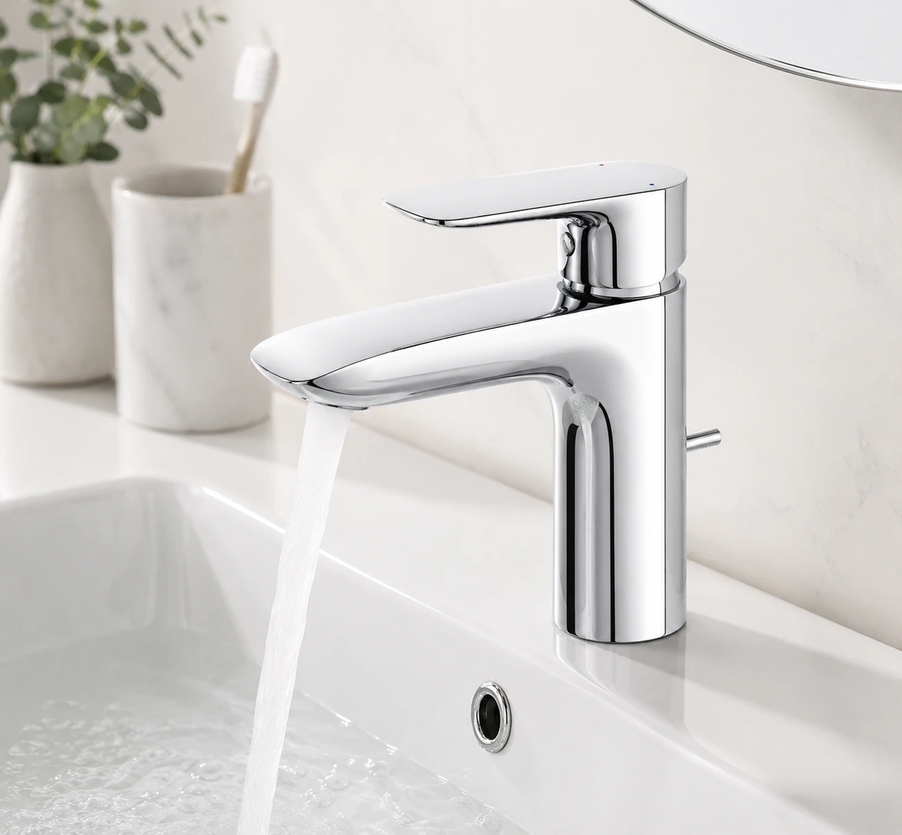 Vòi lavabo nóng lạnh AM5510