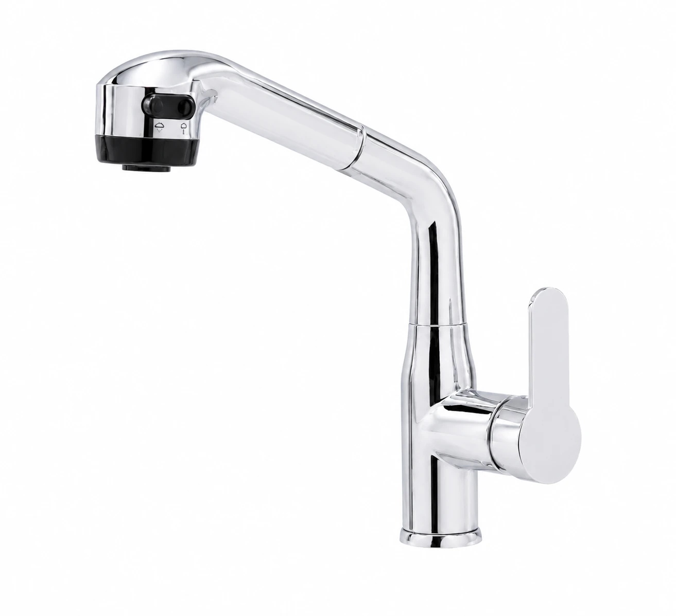 Vòi rửa bát nóng lạnh dây rút AM 7006
