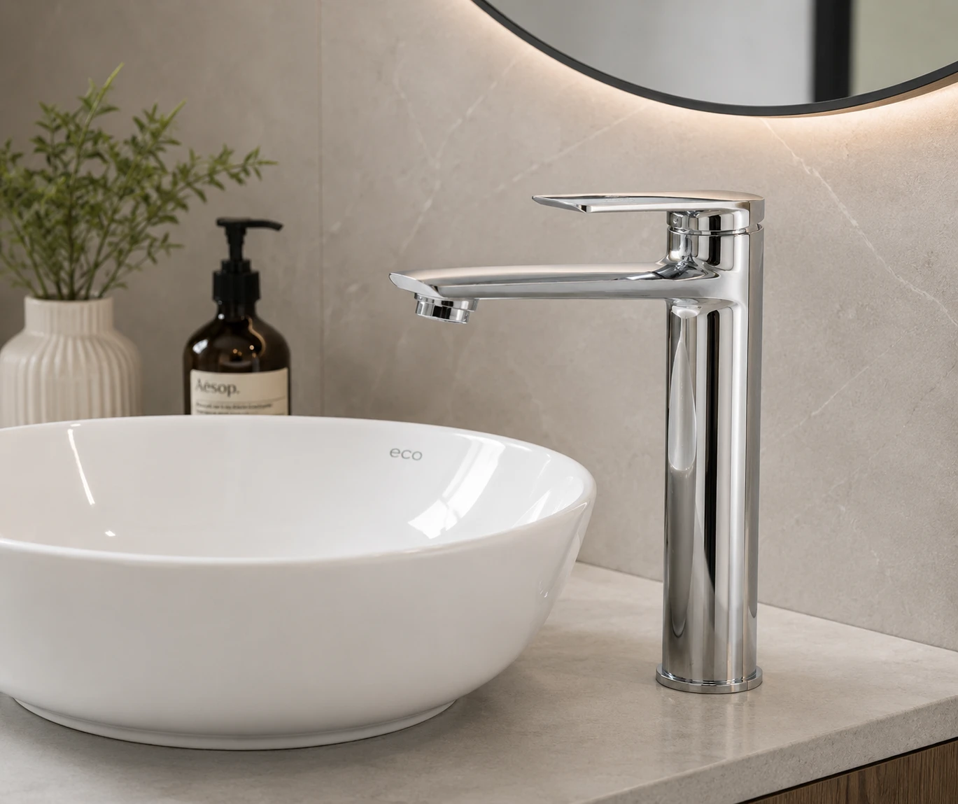 Vòi lavabo nóng lạnh AM1002