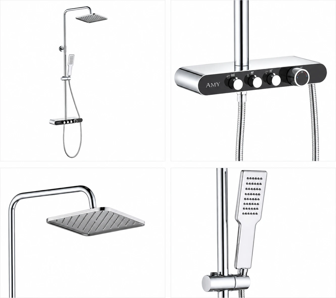 Sen tắm cây nóng lạnh cao cấp có vòi xả dưới AM 9125N
