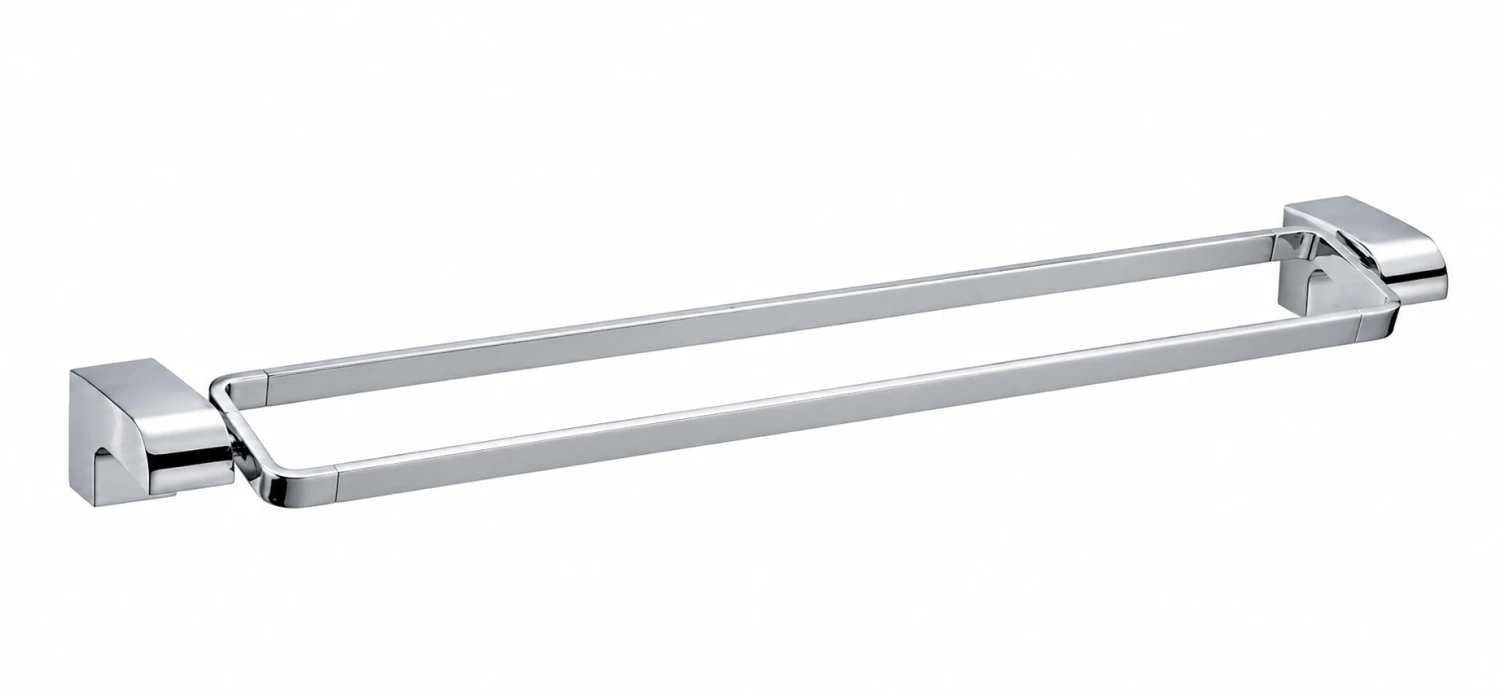 Thanh vắt khăn đôi bằng đồng mạ Crom AM8800-01
