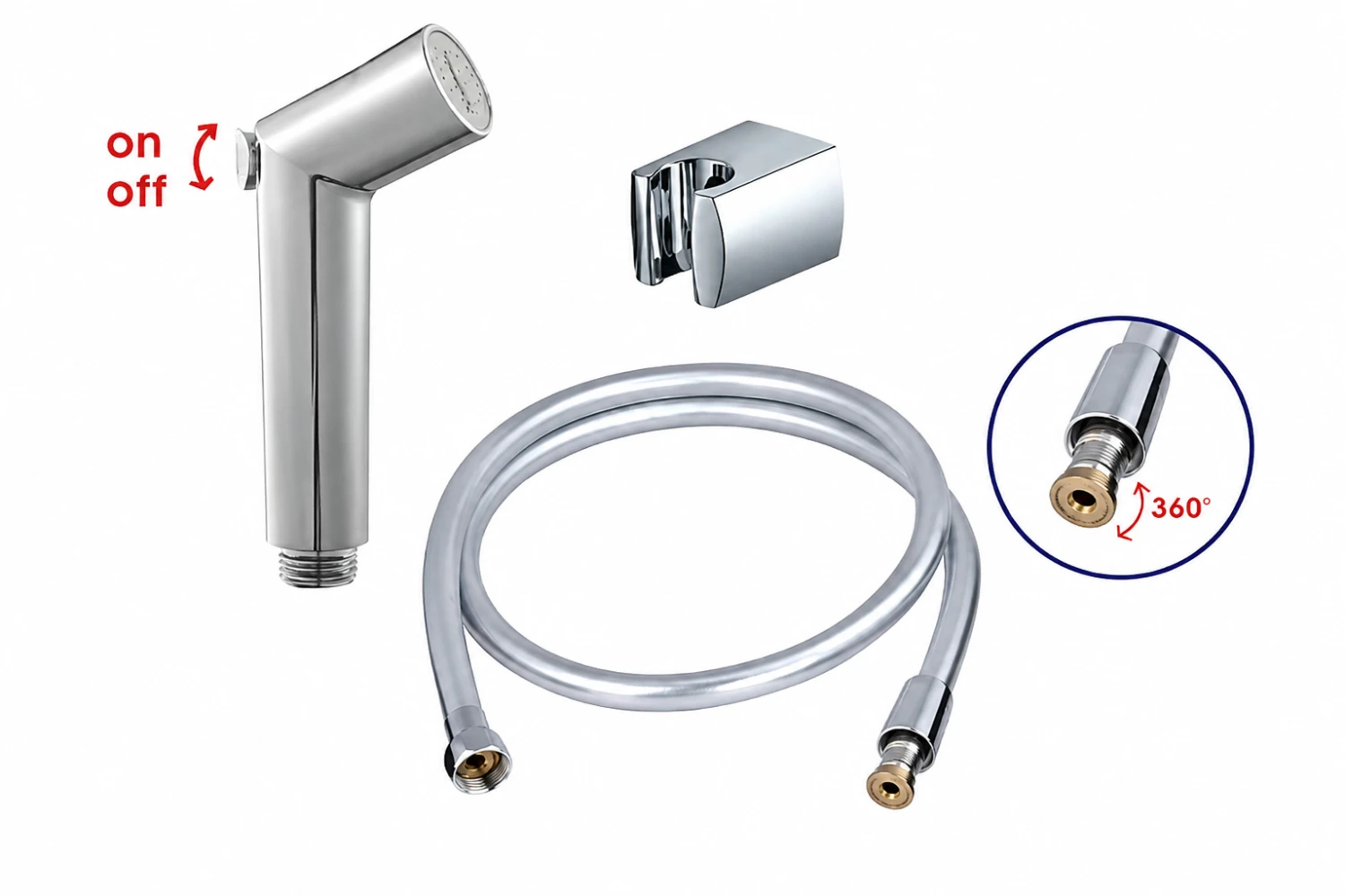Vòi xịt bàn cầu AM119