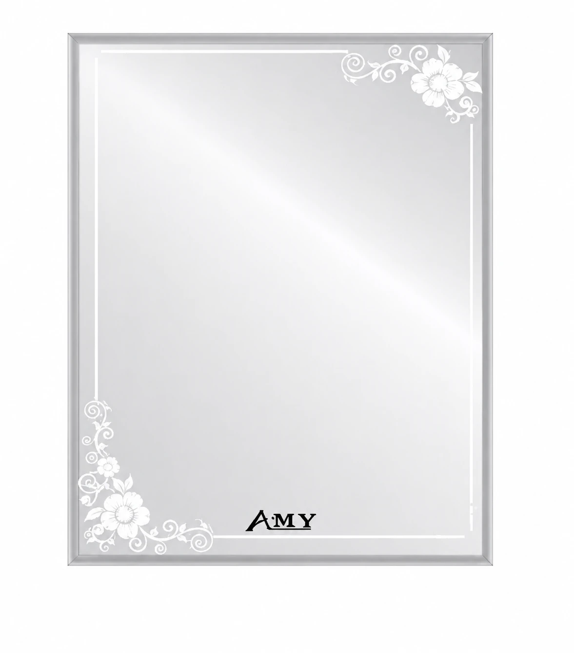 Gương trắng hoa văn AM1190