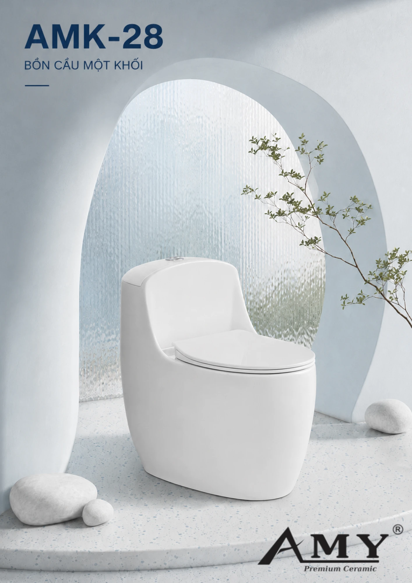 Bồn cầu một khối AMK-28